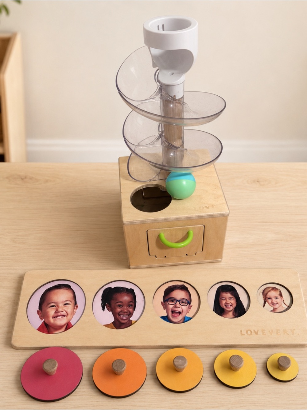 Lovevery Ball Run & Emotions Puzzle Bundle